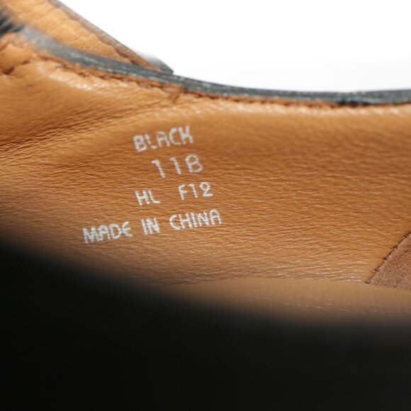 Earthies Womens Shipley Mary Jane Pumps Size 11 Black Leather Block Heel Shoes - Picture 11 of 12